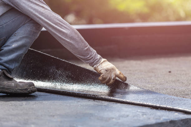 Professional Basement Waterproofing technician working in North Arlington, NJ